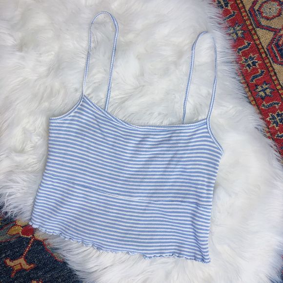 Brandy Melville Tops - BRANDY MELVILLE STRIPED TANK TOP